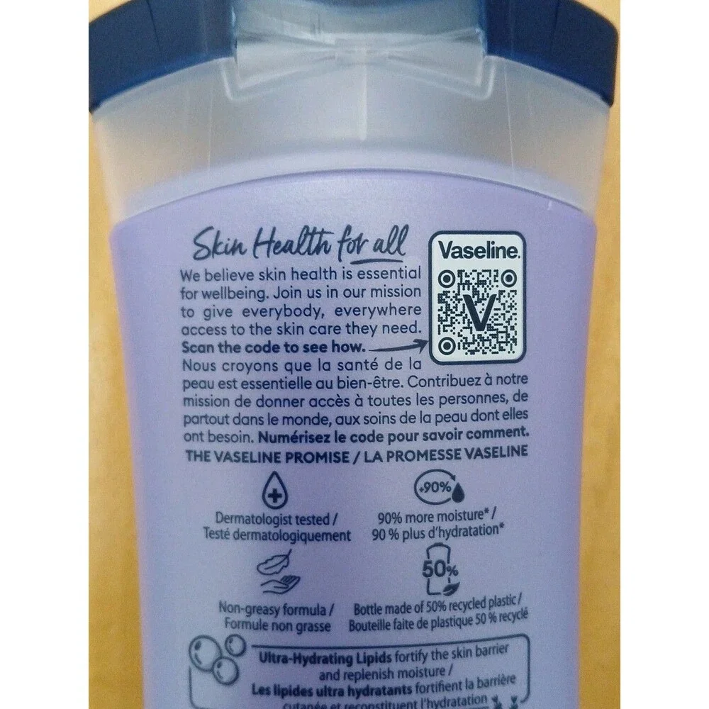 (2) Vaseline Intensive Care Calm Healing Lotion Lavender Extract 10oz Each